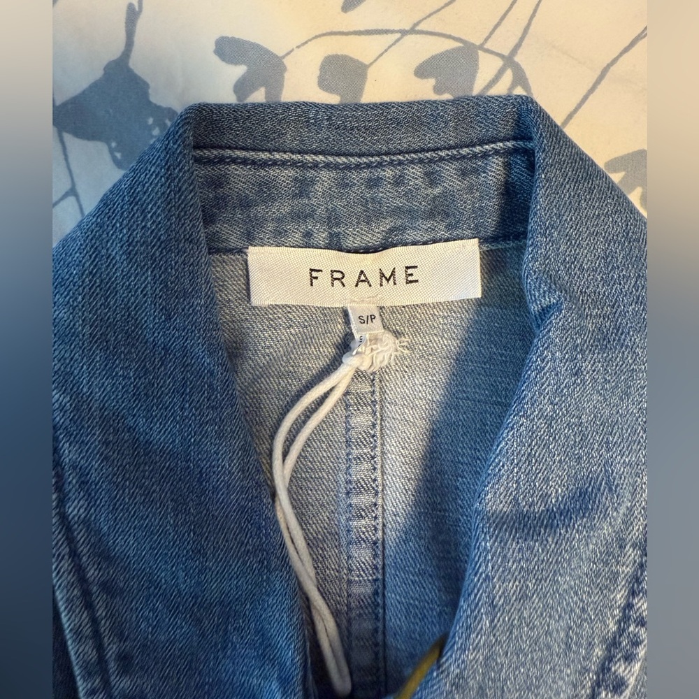 Frame Denim Light Blue Jacket - Picture 3 of 3